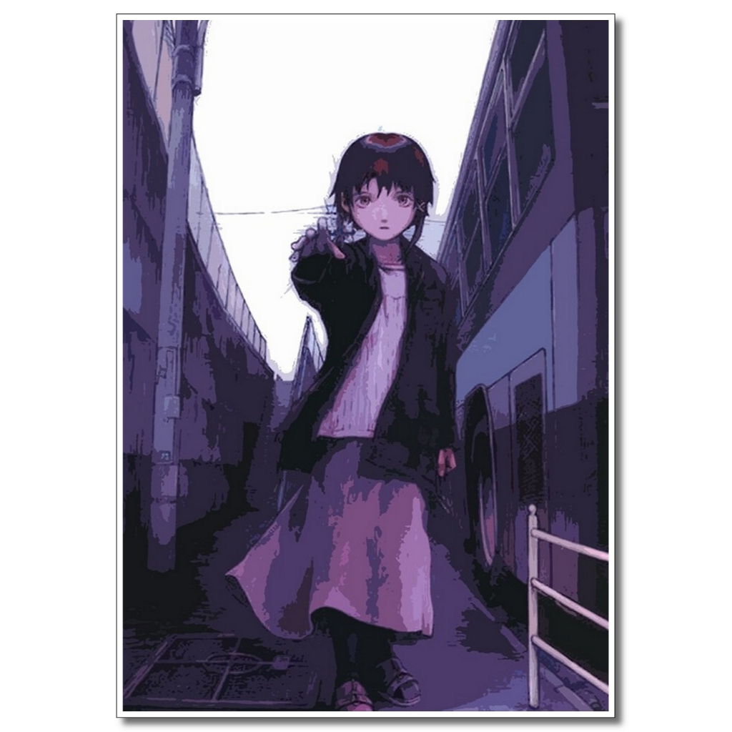 Pôsteres do Anime Serial Experiments Lain - (Cartaz TV Streaming