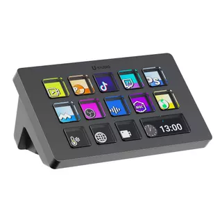 ULANZI D200 Teclado Macro para Stream, 14 Teclas LCD, 13 Macros, OBS/Twitch/YouTube, Mac/PC