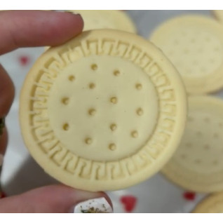 Cortador e Marcador Biscoito Tipo Maria Confeitaria Pasta Bi