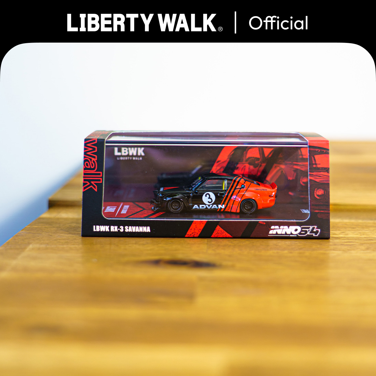 Liberty Walk LBWK INNO Modelo 1/64 LB Funciona RX3 ADVAN libertywalk ...
