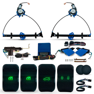 Kit Vidro Elétrico Gol Bola  2 Portas + Trava elétrica + Abertura de porta-mala + botões em Oferta na Shopee