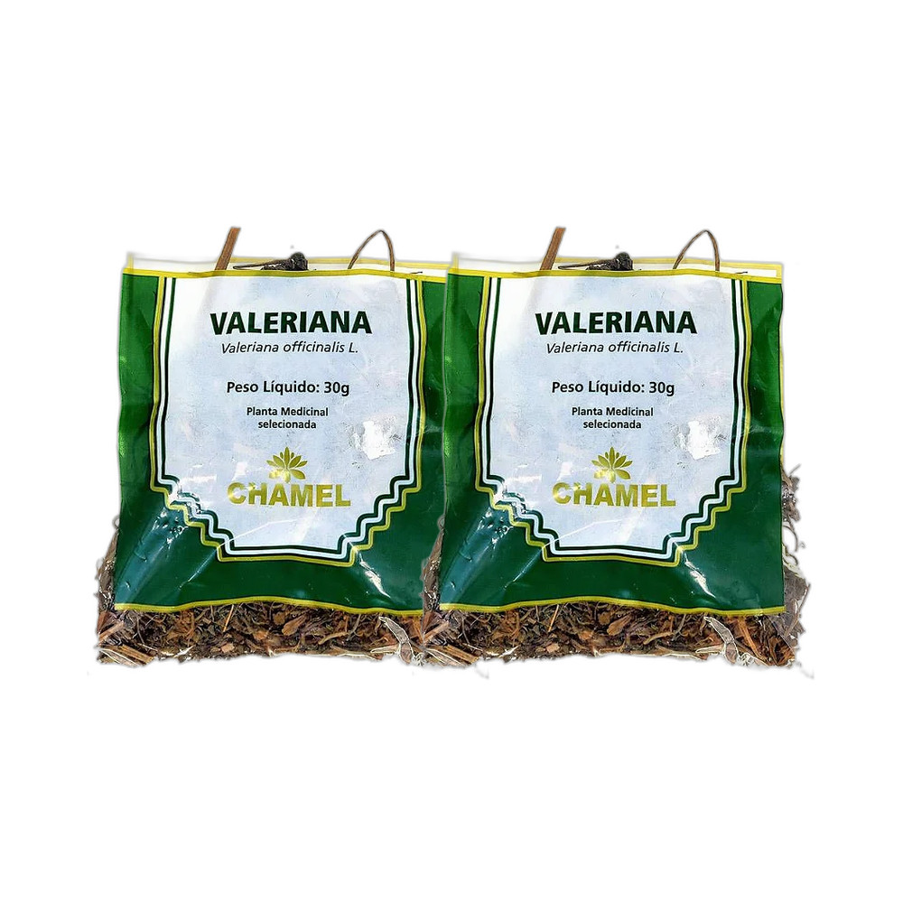 Kit 2x Chá Pacote Valeriana 30g - CHAMEL | Shopee Brasil