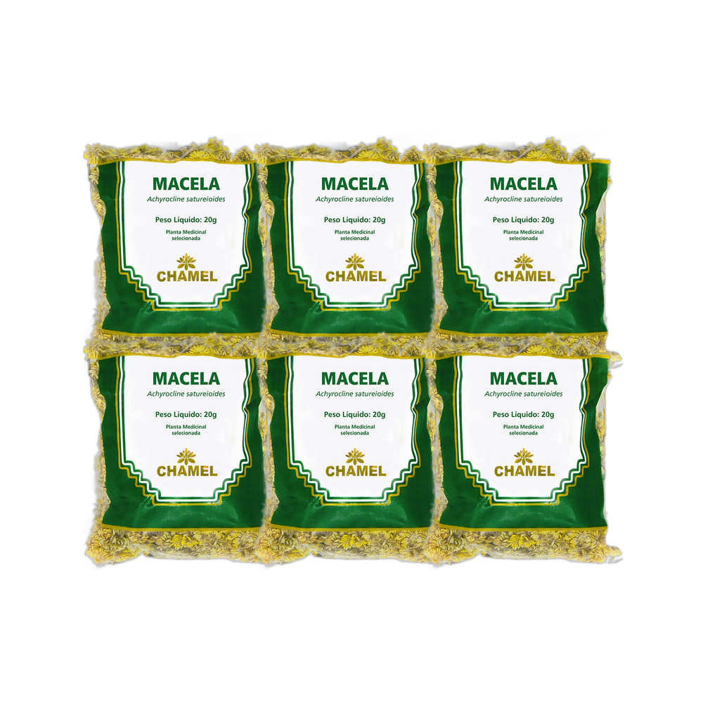Kit 6x Chá Pacote Macela 20g - CHAMEL | Shopee Brasil