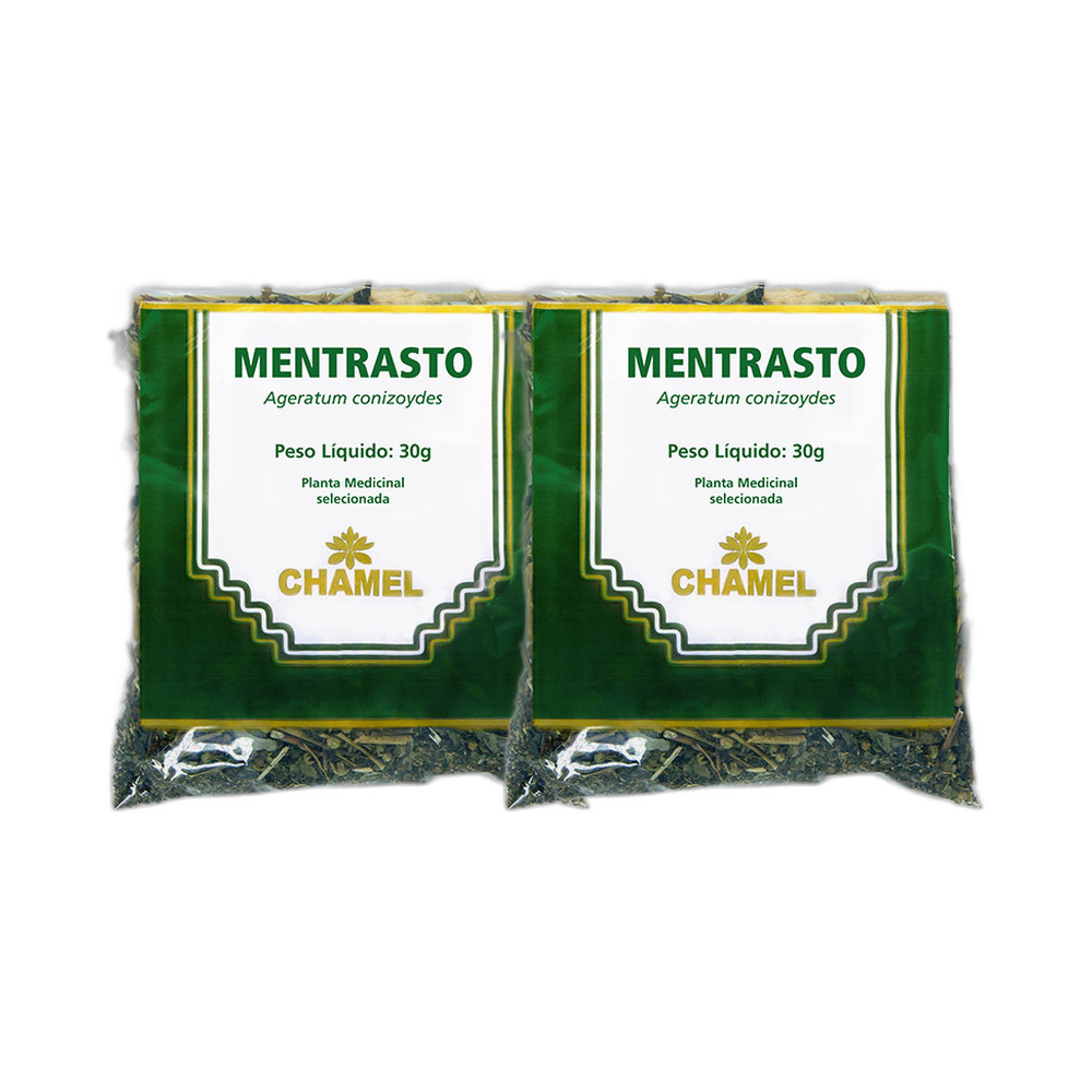 Kit 2x Chá Pacote Mentrasto 30g - CHAMEL | Shopee Brasil