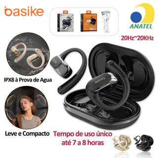 Basike Fone De Ouvido Sem Fio Bluetooth subwoofer Ows Corrida Ciclismo Adequado iPhone, Huawei etc