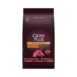 Ração GranPlus Gourmet Cão Filhote Med Grande Ovelha 3Kg