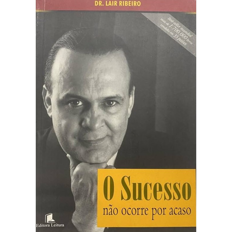 Livros Sucesso Não Ocorre por Acaso de Lair Ribeiro | Shopee Brasil