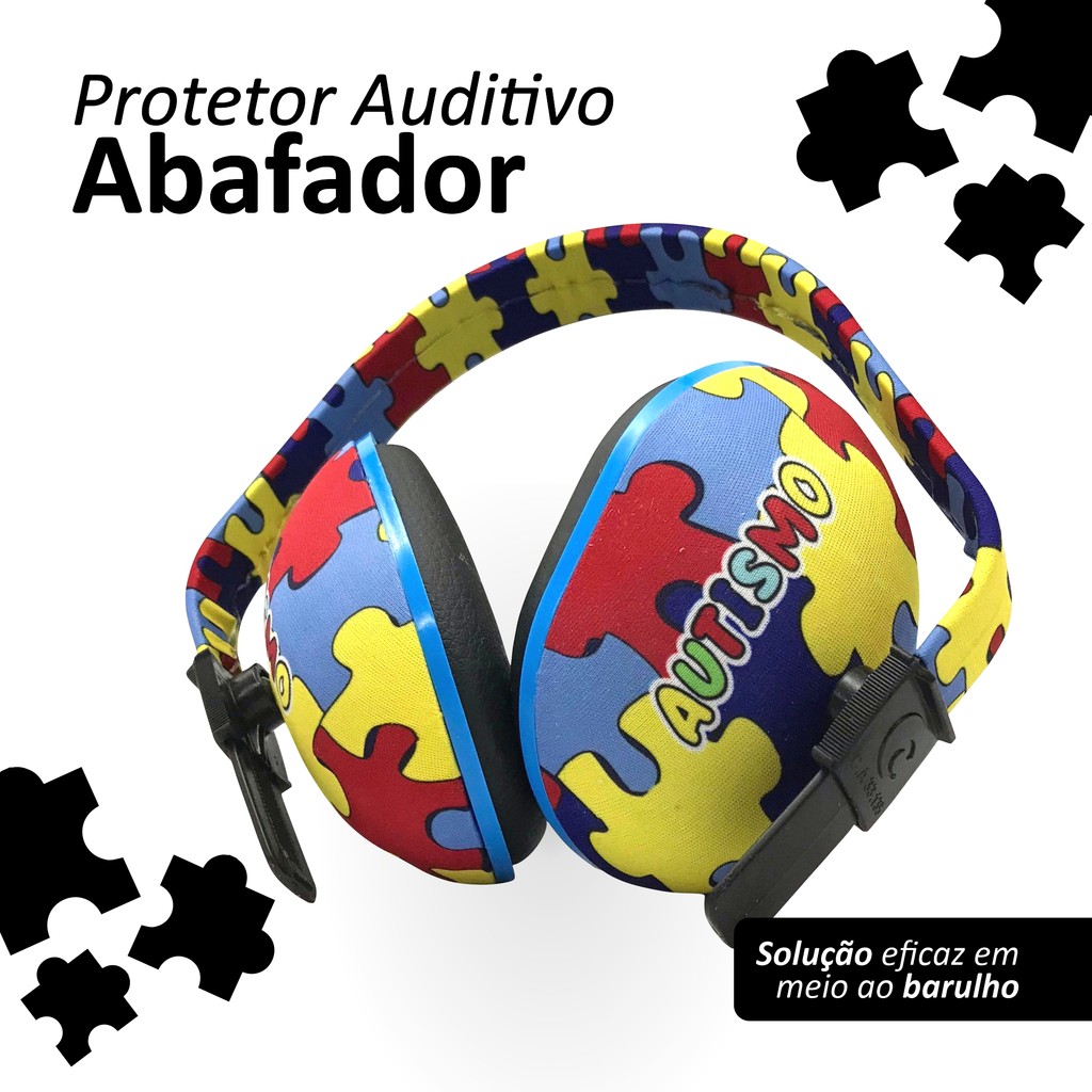 Protetor Auditivo Personalizado Autismo Para Criança Abafador Ajustável ...