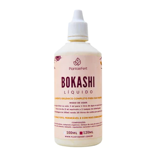 Adubo Fertilizante Orgânico Bokashi Líquido 100ml Rende 20 Litros
