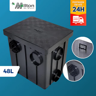 Caixa De Passagem Grande Esgoto Eletrica 48L Grande
