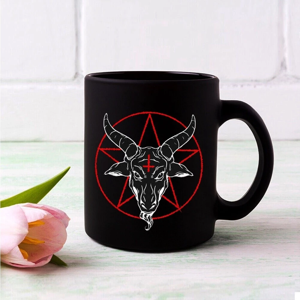 Caneca Baphomet Pentagrama Dark Gótico
