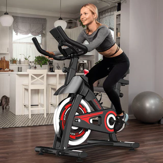Bicicleta Spinning Ergométrica Exercício Profissional Monitor suporta até 160kg