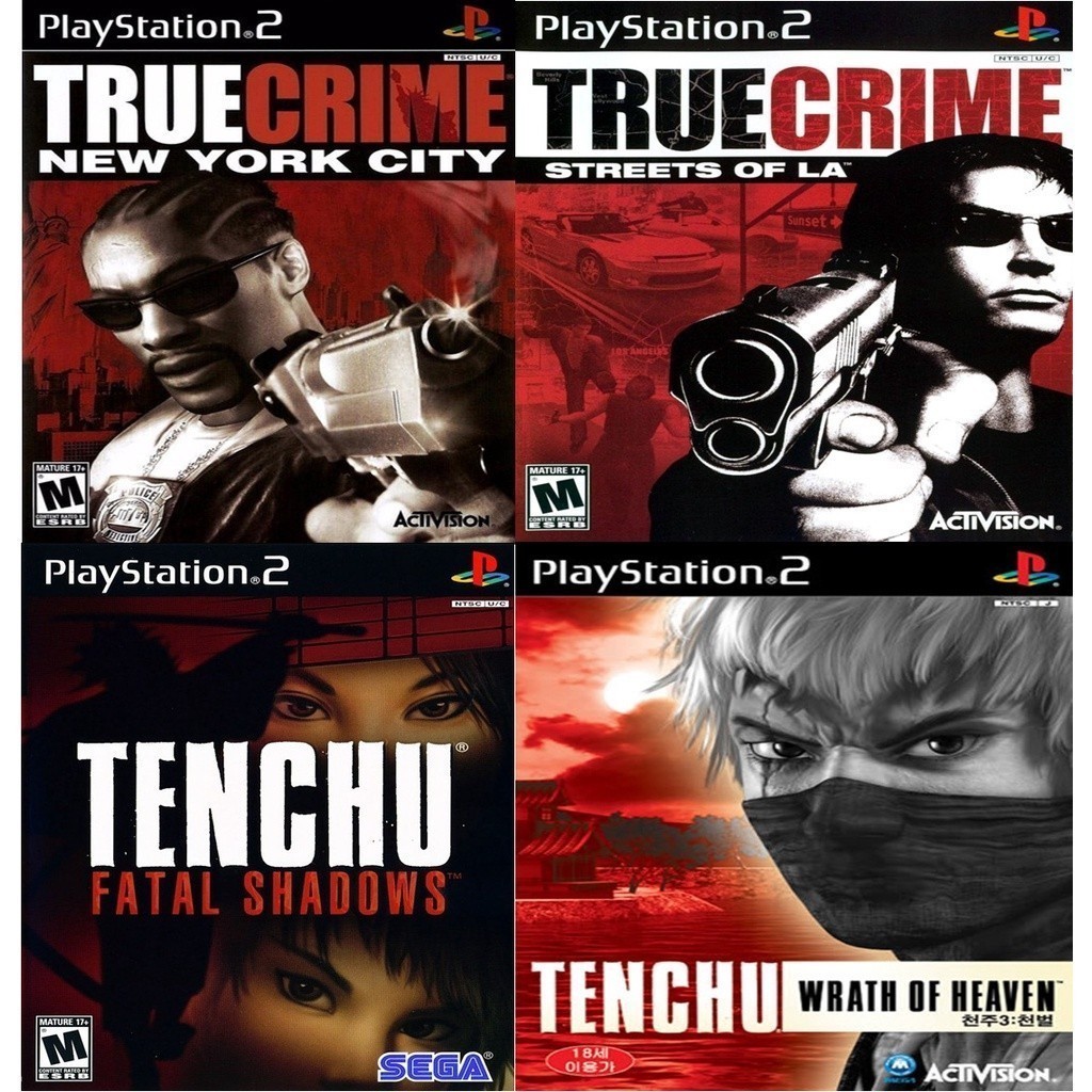 Kit True Crime Duology + Tenchu Collection com 4 Jogos () | Shopee Brasil