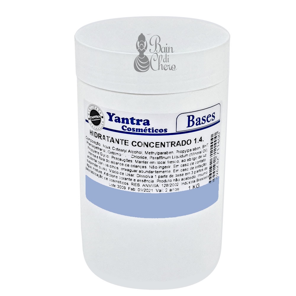 Base Para Hidratante Concentrado 1x4 - Rende 4 kgs de Hidratante