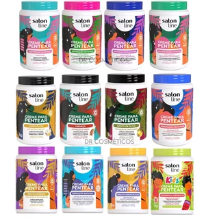 Creme de Pentear Salon Line 1 Kilo para cabelos ondulado e cacheados - Escolher