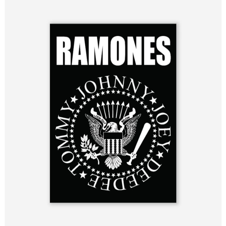 Placa símbolo Ramones | Shopee Brasil