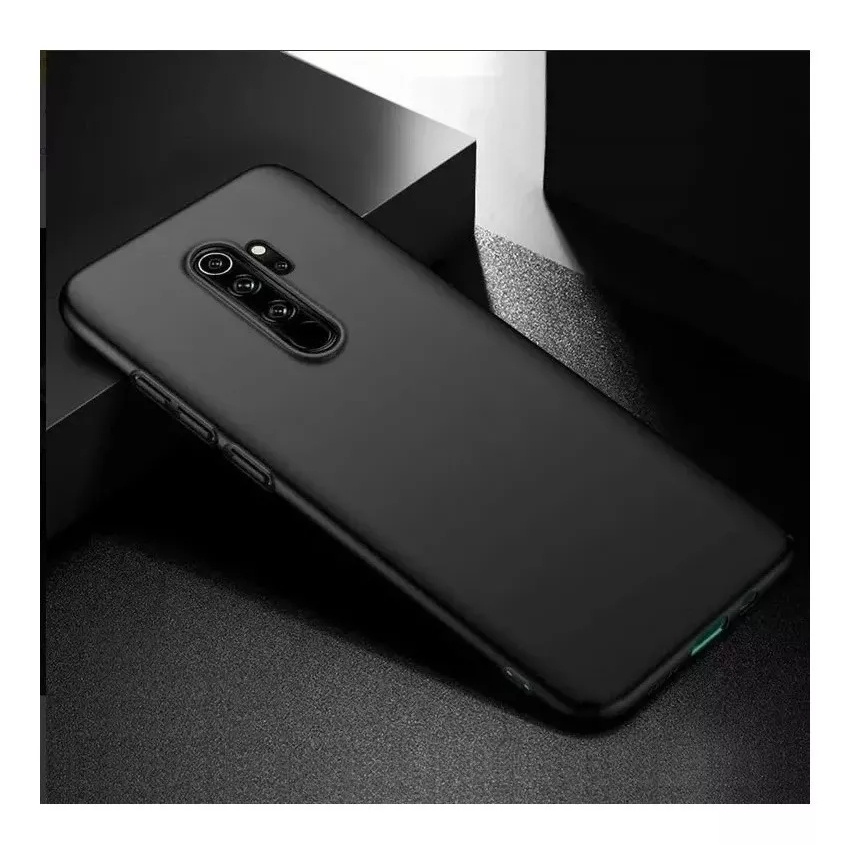 Capa Capinha Aveludada + Película Fosca Privacidade 3d P/ Xiaomi Note 8 pro