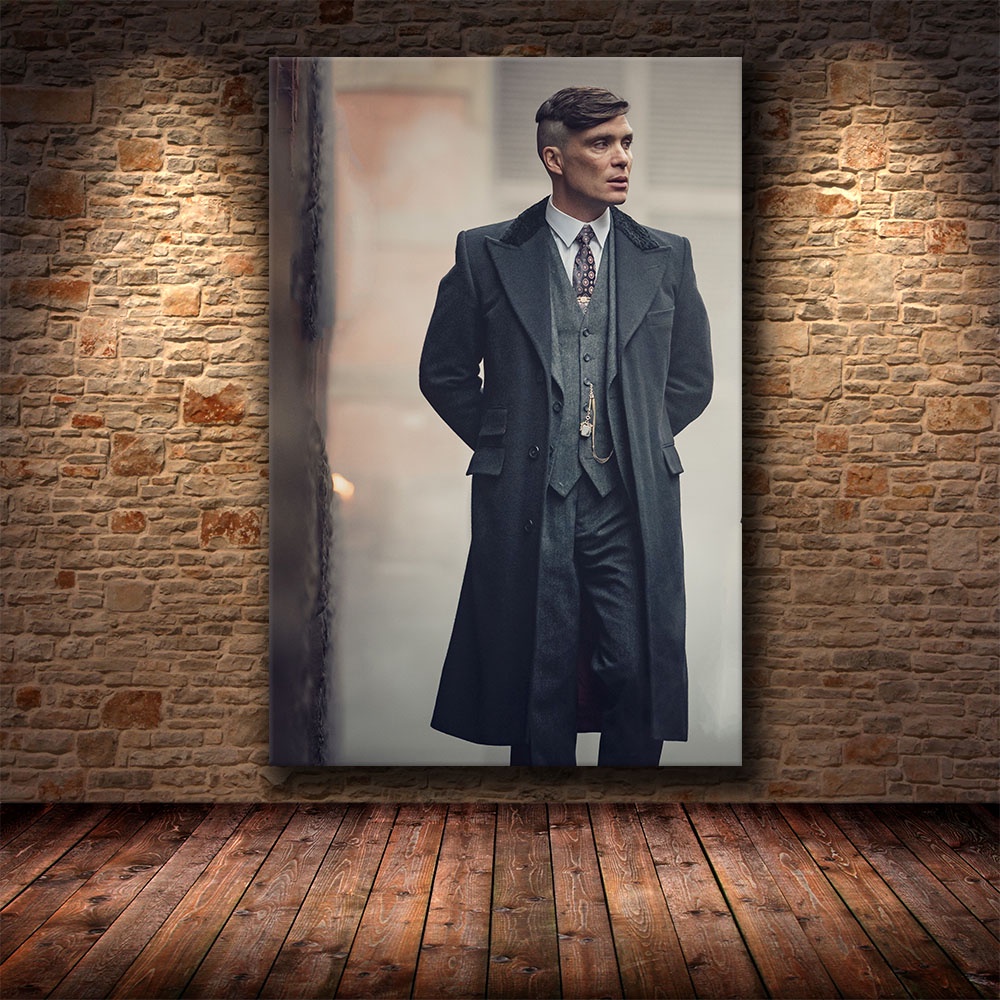 Moda hoas shelby peaky blinder lâmina de aço inoxidável pingente