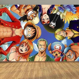 papel de parede adesivo onepiece -anime onepiece - luffy