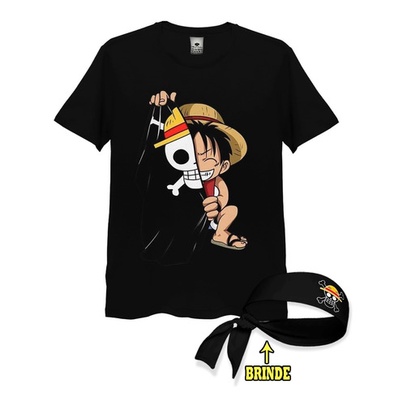 Camiseta Babylook Feminina Monkey D Luffy Gear 5 Mod 02