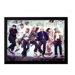 Quadro Bts Kpop Foto Lindo Poster Moldurado