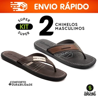 Kit 2 Chinelos Sandália Danper Original Masculino Macio Confortável + Nota Fiscal