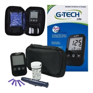 Aparelho Medir Diabetes Glicose Combo Completo