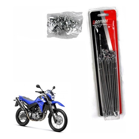 Jogo Raio Dianteiro XT 600E XT 600 Tenere Disco 4mm Cromado - MOTO BR