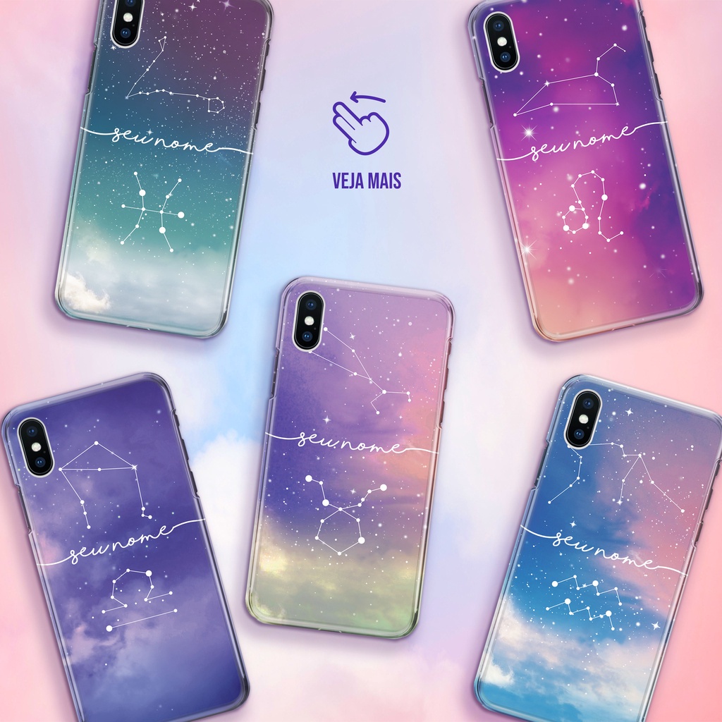 Capa Capinha - Xiaomi Redmi note 9s/ note 9 pro - Signos Personalizada com Nome