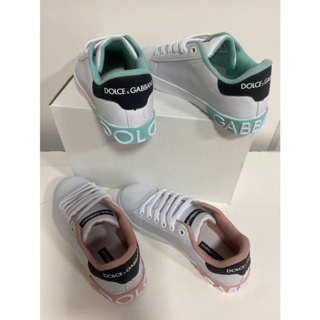 Tenis Dolce gabbana Feminino Casual Branco Rose envio imediato