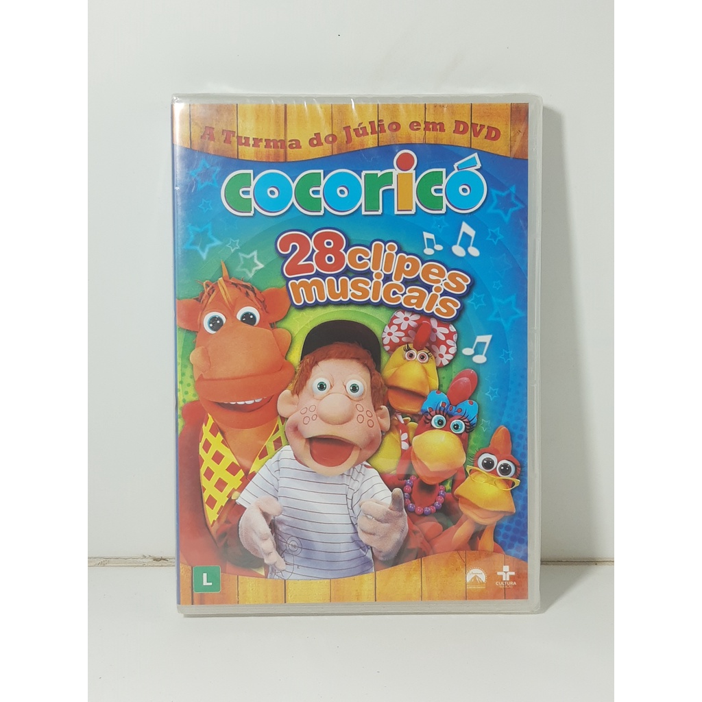 DVD Cocorico - 28 clipes musicais (lacrado) | Shopee Brasil
