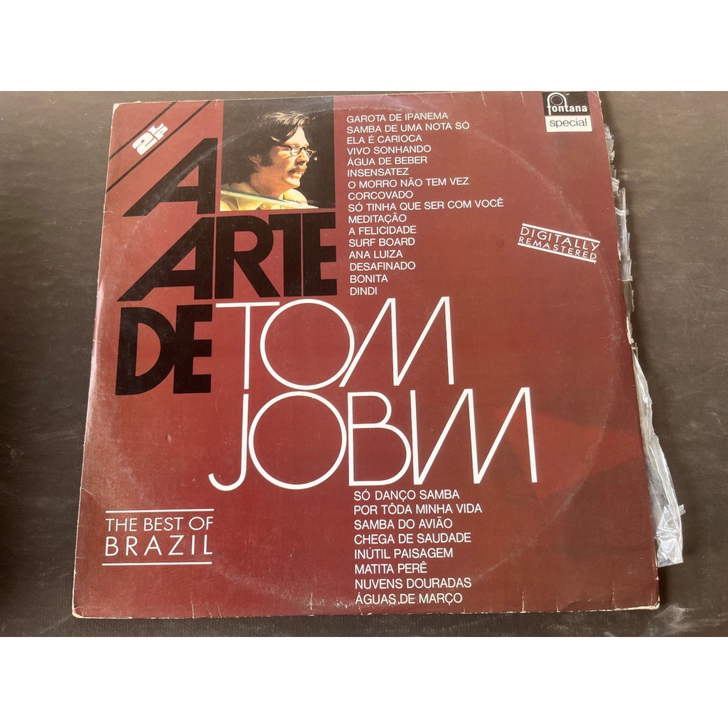 LP TOM JOBIM A ARTE DE 1988 C/ENC | Shopee Brasil