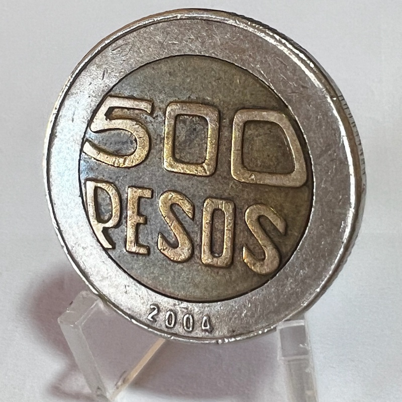 Colômbia 500 Pesos 2004