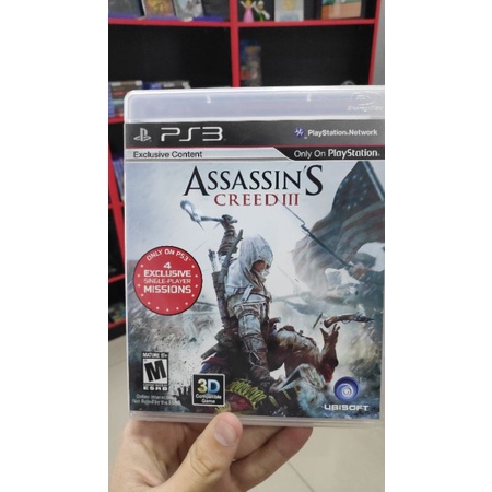 Assassin's Creed 3 PS3 mídia física