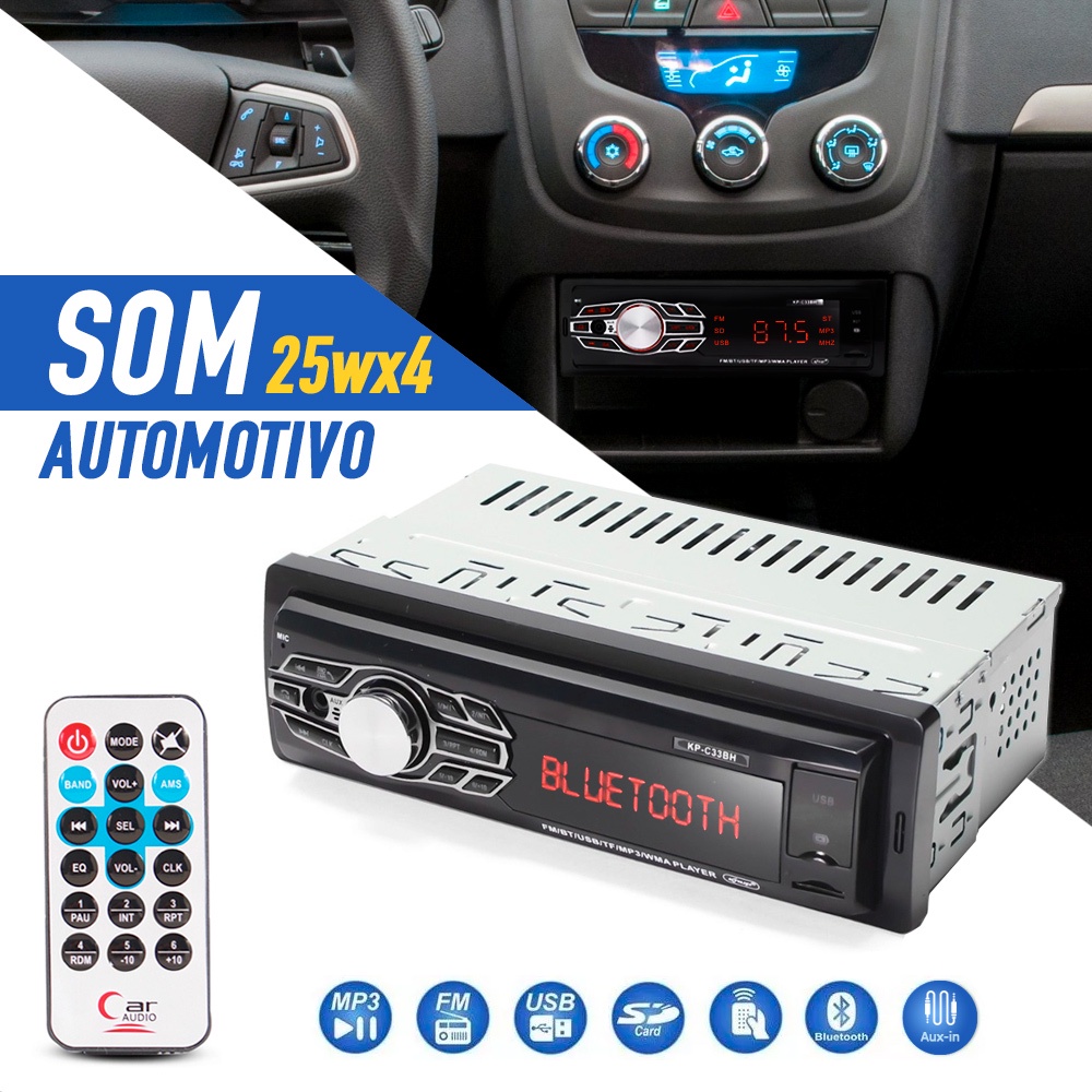 Rádio Sandero 2015 Bluetooth Usb Cartão Sd Com Controle