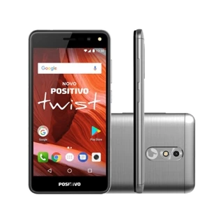 Smartphone Positivo S511 Twist, 16GB, Dual Chip, Quad Core 1.2 GHz, Câmera 8MP, Tela 5" - Exposição