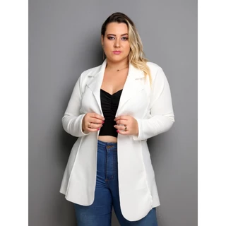 Max blazer feminina plus size G1 G2 G3