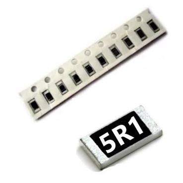 5,1 Ohms 5% (20 Unidades) Resistor Smd 1206 5r1 3,2mmx1.6mm