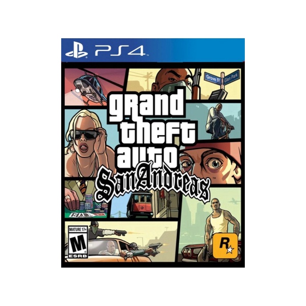 Gta San Andreas Pt-br Ps2 Português Grand Theft Auto Patch M