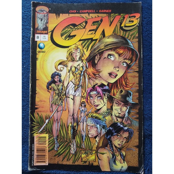 Revista Hq quadrinho Gen 13 ( Ed. 2, 3, 8, 11, 12). Hq Gen 13