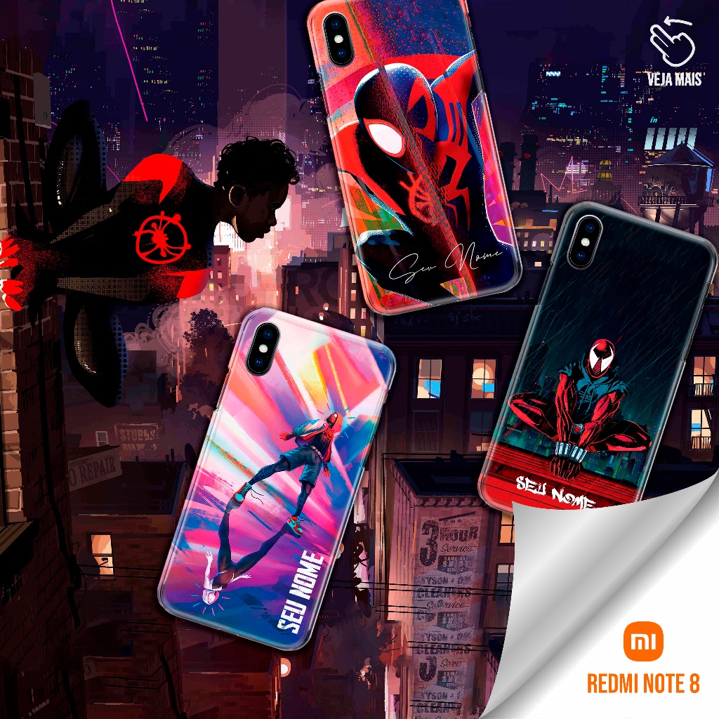 Capa Capinha - Redmi Note 8 - Homem Aranha