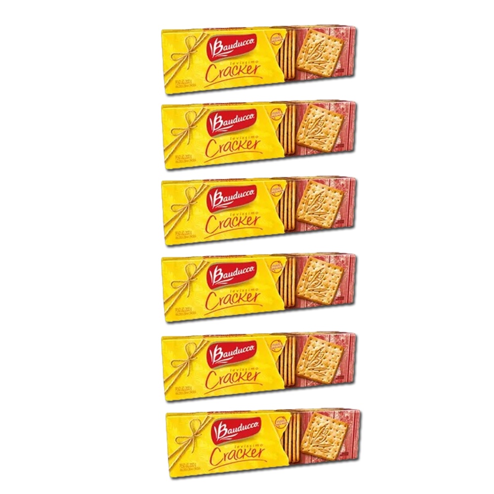 Biscoito Levíssimo Cracker 200g Bauducco