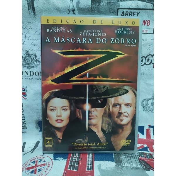 dvd versões a máscara do zorro edição especial | Shopee Brasil
