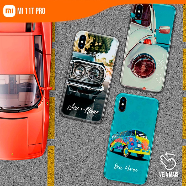 Capa Capinha - Xiaomi Mi 11T / Mi 11T Pro - Carros Vintage Antigos Personalizados