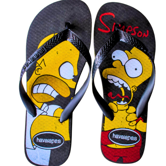 Sandália Havaianas Os Simpsons em Oferta Shopee 2025