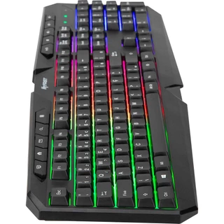 Teclado Gamer RGB LED pra Windows Ergonômico