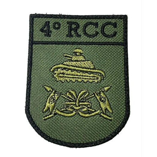 Patch Bordado Exército Brevê Farda Militar Brasil 4 RCC | Shopee Brasil