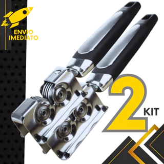 Kits 2 ou 1 un - Afiador de Facas em Aço Inox com Cabo Ergonômico Profissional em Oferta na Shopee