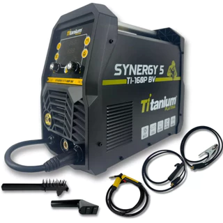 Inversora de Solda Multiprocesso Synergy 5 TI200P Titanium Platina em Oferta na Shopee