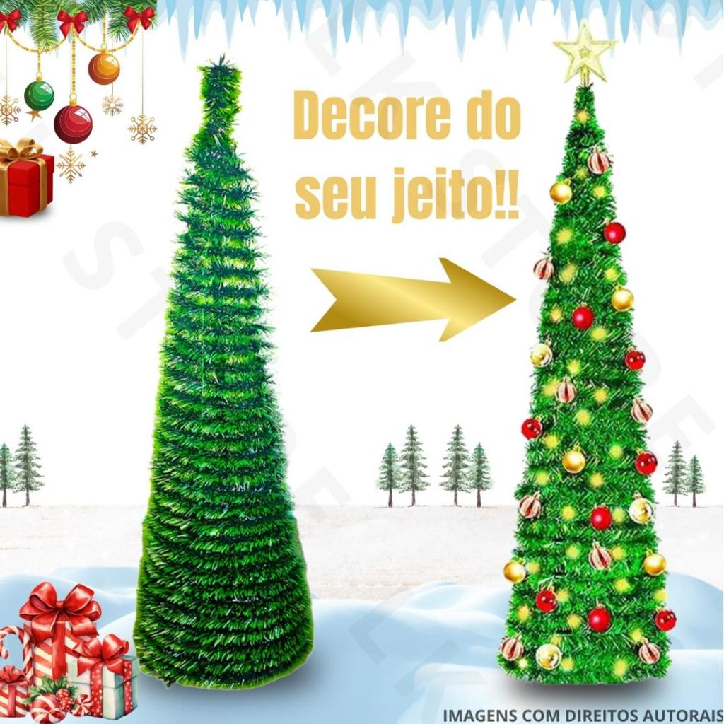 Árvore de Natal 150CM requintada árvore de Natal dobrável decoração pinheiro